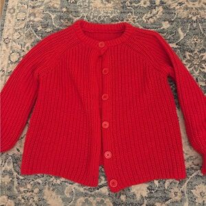Amazon Women's Red Cardigan Sweater